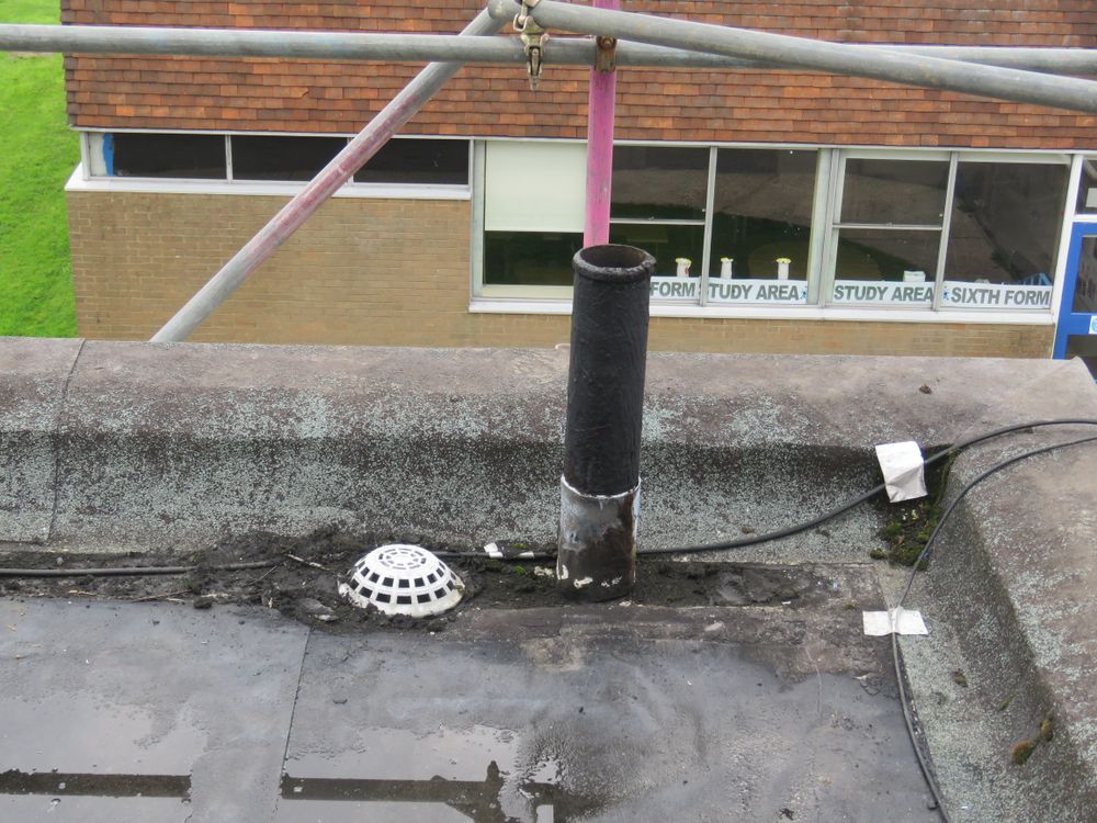 Daklekkage in Hoogland